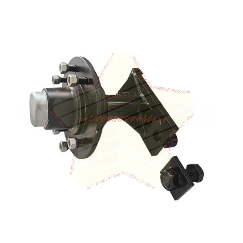 1PC Container Wheel Hub Kit, Tire Hub Assembly with Spindle and Bearing Housing for Container Trailer Parts