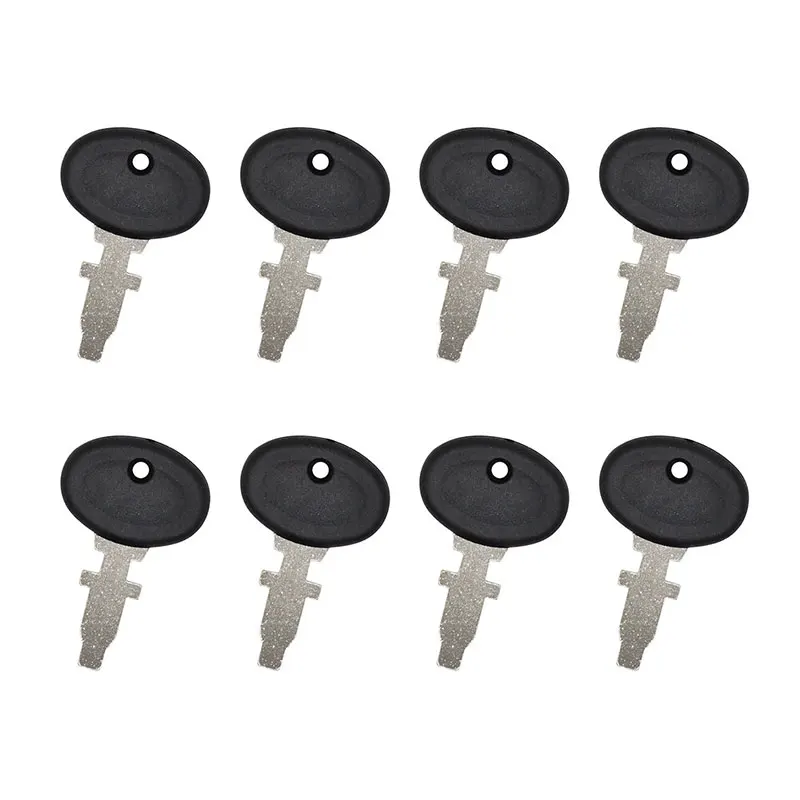 TX10998 Ignition Key 9918786 8 PCS Compatible with Long Tractor 2360 2360DTC 2460 2460DTC 2460SD-DTC 2510 2510DTC 2510SD