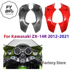 for Kawasaki ZX-14R ZX 14R 2012- 2021 Body Fairings Injection Carbon Fiber Pattern Fairing Infill Air Duct Side Cover Air Box