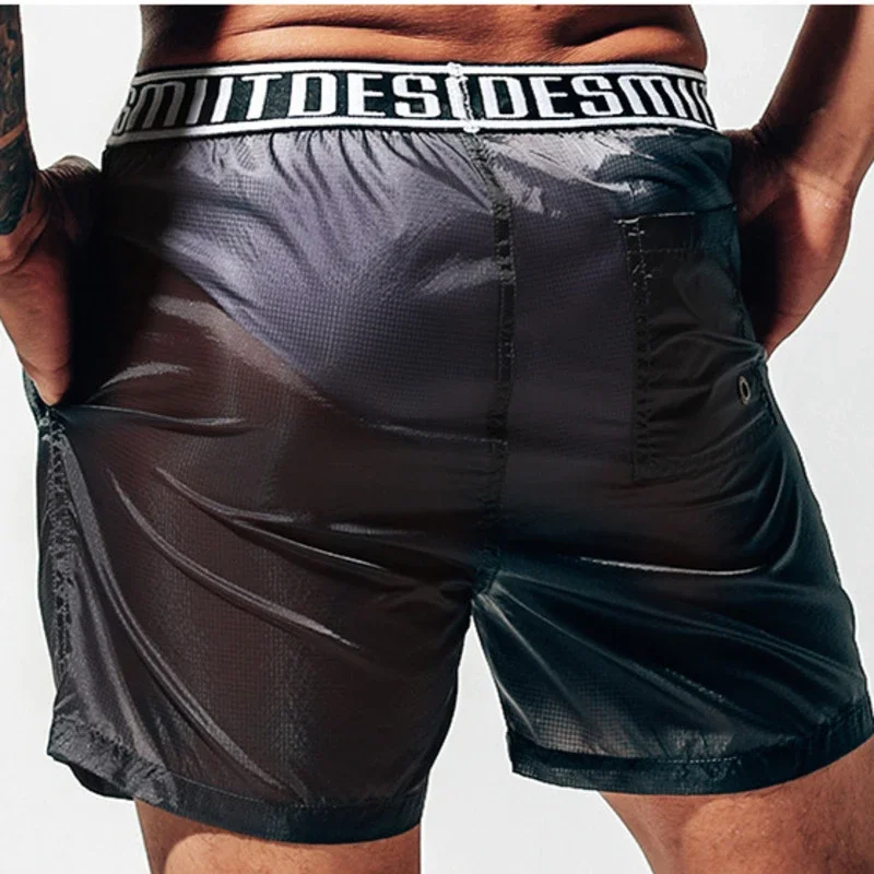 2020 Siêu Mỏng Mềm Mại Ban Quần Short Nam Đi Biển Thoáng Thoải Mái Boardshorts Lướt Bơi Mặc Short Nam Đồ Bơi Thân Cây không Có Lớp Lót