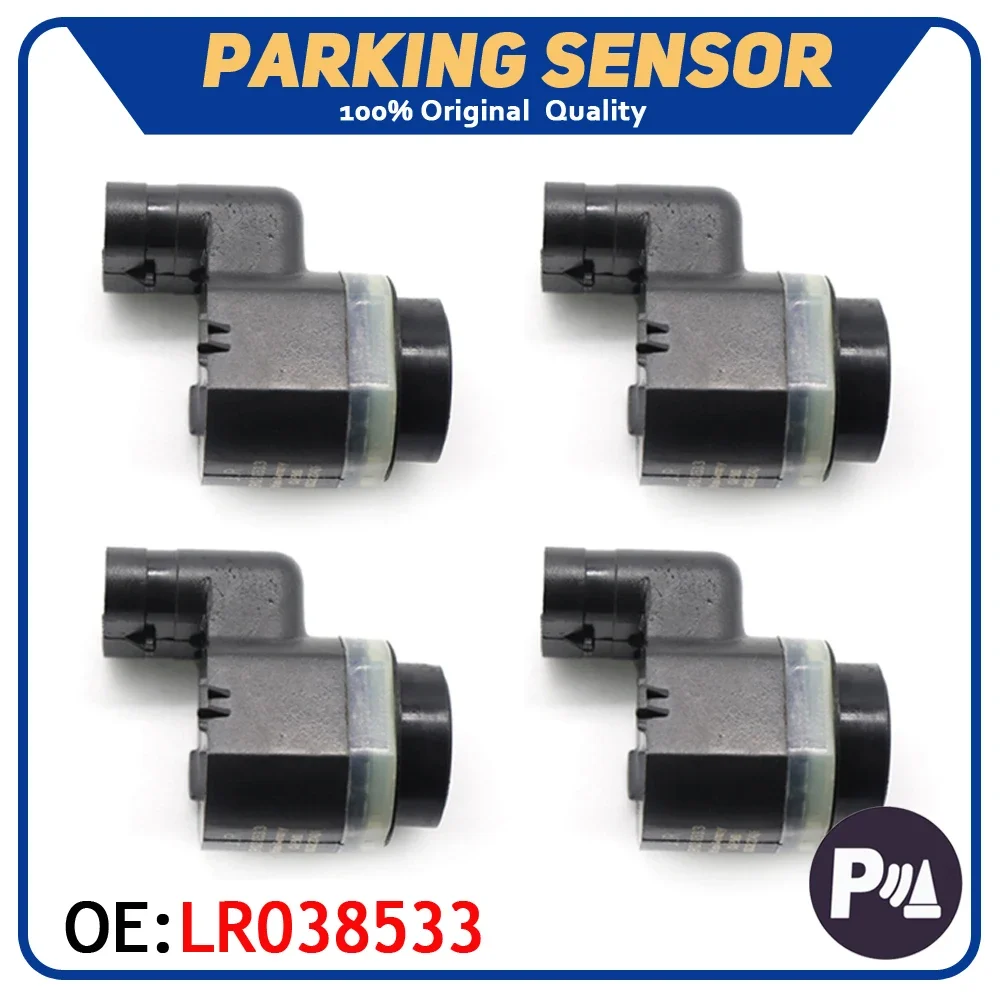 4PCS LR038533 Car PDC Parking Sensor Fit For Jaguar F-Type XF XFR XFR-S XJ XKR  XKR-S Land Rover LR4 Range Rover Evoque Sport