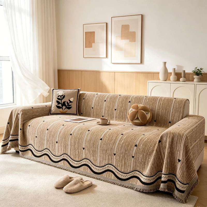 Pet Scratch Resistant Sofa Towel Washable Non Slip Sofa Cover Durable Sofa Cushion Furniture Protective Cover