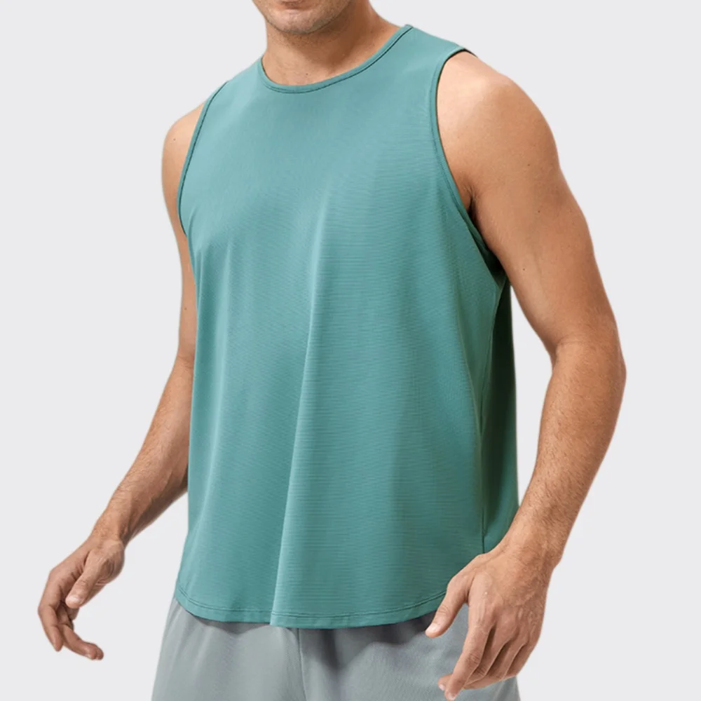 Summer Sleeveless T-shirt Men's Quick-drying Fitness Bodybuilding Shirt Male Basketball Vest Breathable Casual Gym Tank Tops Men