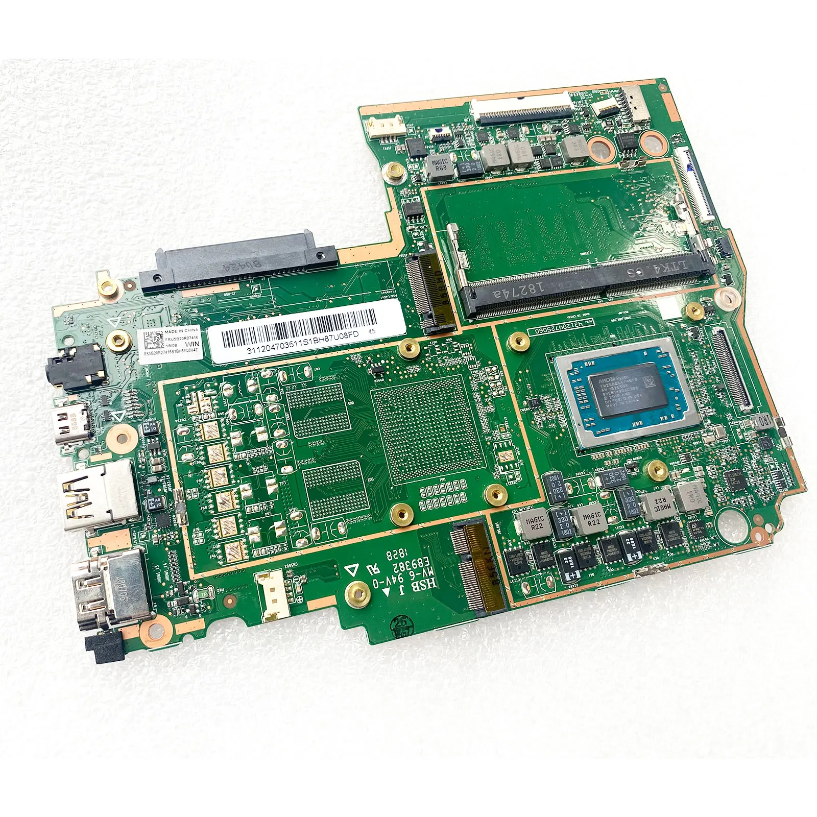 Imagem -04 - Placa-mãe do Portátil para Lenovo Ideapad 5b20r27415 5b20r27416 5b20r27410 330s15arr r3 r5 Cpu r7 4g-ram 100 ok