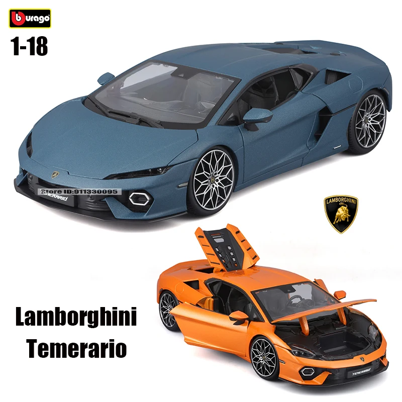 bburago-1-18-lamborghini-temerario-modello-di-auto-simulazione-modello-di-auto-in-lega-decorazione-artigianale-collezione-giocattolo