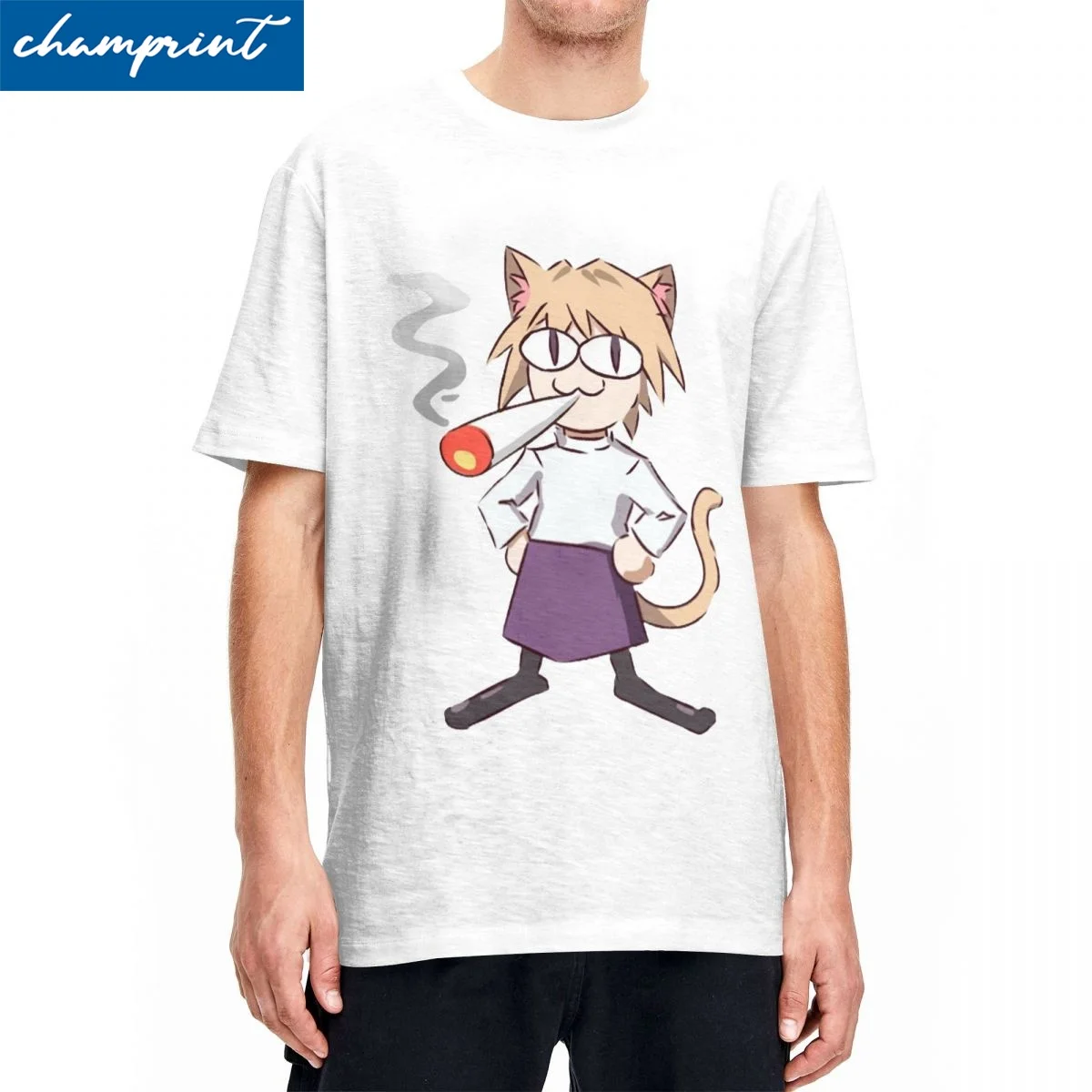 

Smoking Hot Neco Ark T Shirts Men Women's Cotton Funny T-Shirts Crewneck Neco Arc Tees Short Sleeve Clothes 6XL