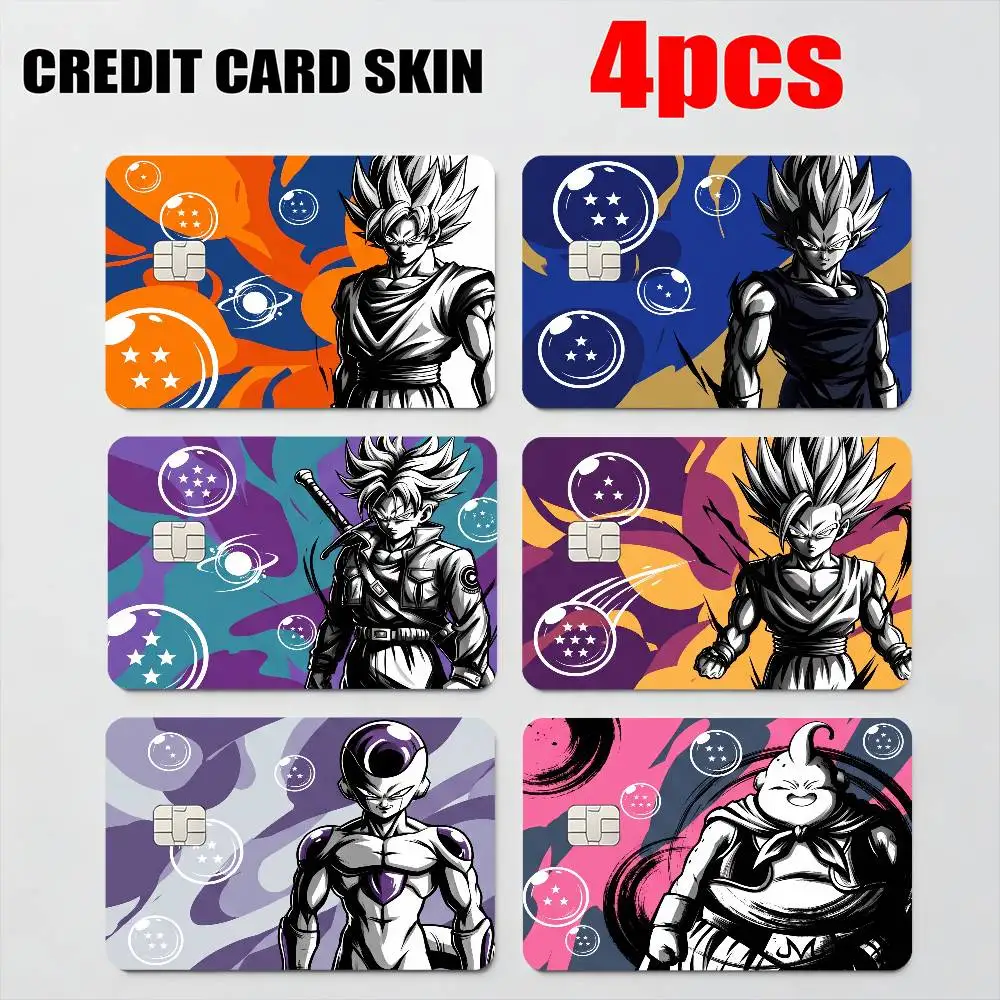 

MOTO stickers DRAGON BALL SON GOKU Prince Vegeta Card Skin Sticker For Debit Credit Card