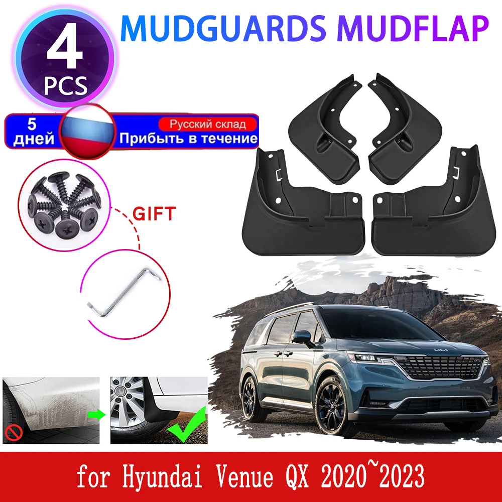 

Car Mudguards for Hyundai Venue QX 2020~2023 Mudflaps Fender Front Mud Flap Flares Splash Guards Cover Styling Wheel Accessories