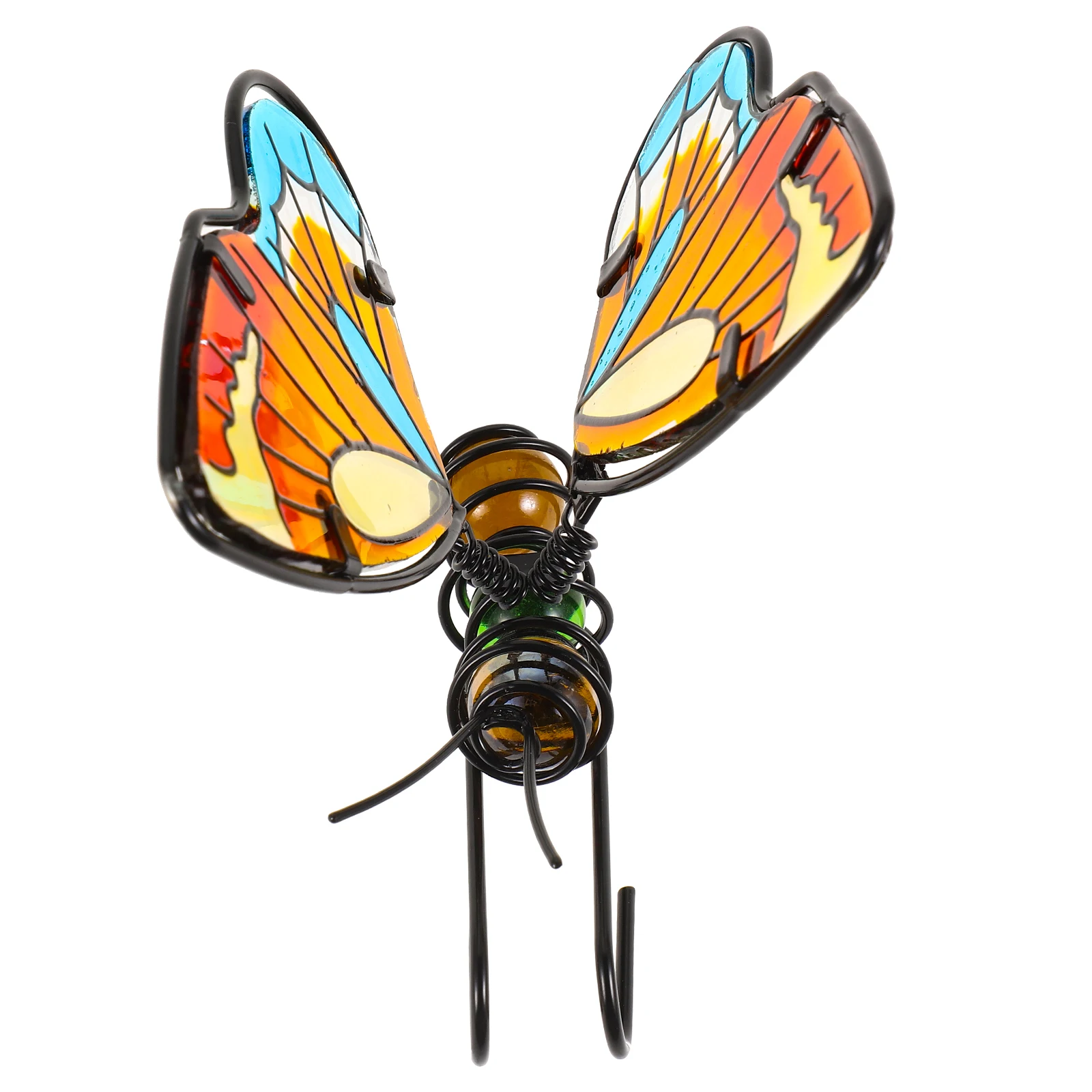 

Butterfly Ornament Iron Hanger Potted Plant Decor Bonsai Flower Pot Decoration Mini Landscape Fence Gate Accessories