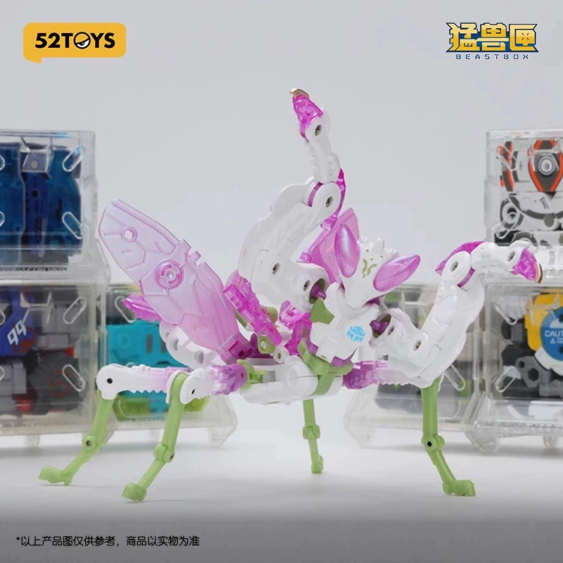 ของเล่นสะสม BEASTBOX ของแท้จากอนิเมะ รุ่น Lotus mantis กล่องสุ่ม ของเล่นแปลงร่าง โมเดลแอคชั่นฟิกเกอร์อนิเมะ