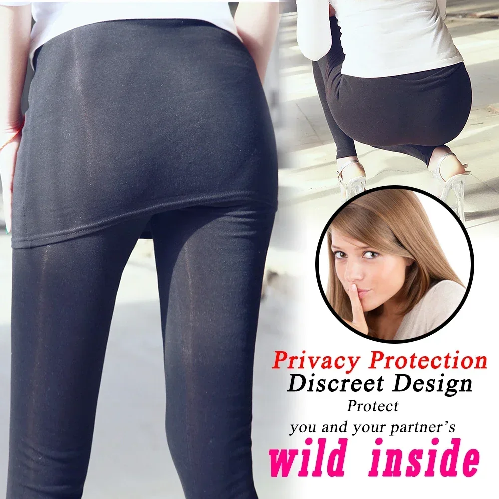 Calzoncillos de mujer para sexo al aire libre, pantalones con entrepierna abierta, pantalones sin entrepierna, mallas ajustadas de algodón con abertura de cintura alta, mallas abiertas para mujer, color negro