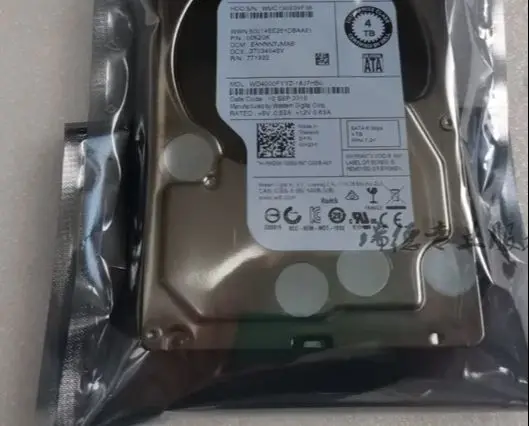 For 00K20K WD4000FYYZ 4T SATA 6G 7.2K 3.5-inch Enterprise Hard Drive