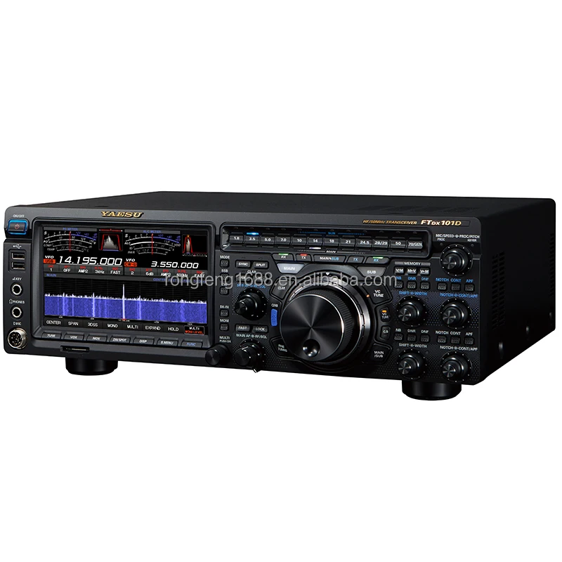 Amateur Radio HF 50 MHz Transceiver 100 Watt SDR Shortwave Radio Yaesu FTDX101D Two-Way Radio