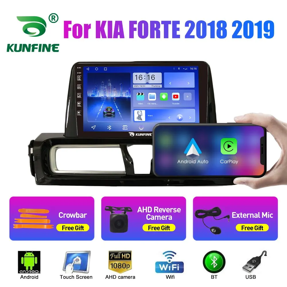 

Android Car Radio Multimedia Player For KIA FORTE 2018 2019 2Din GPS Navigation Carplay Android Auto Autoradio BT WIFI 4G Stere
