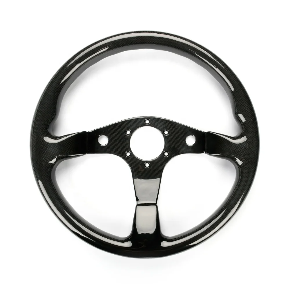 TIYPEOR 350mm Custom Universal Fashion Design with Carbon Fiber Modified Steering Wheel