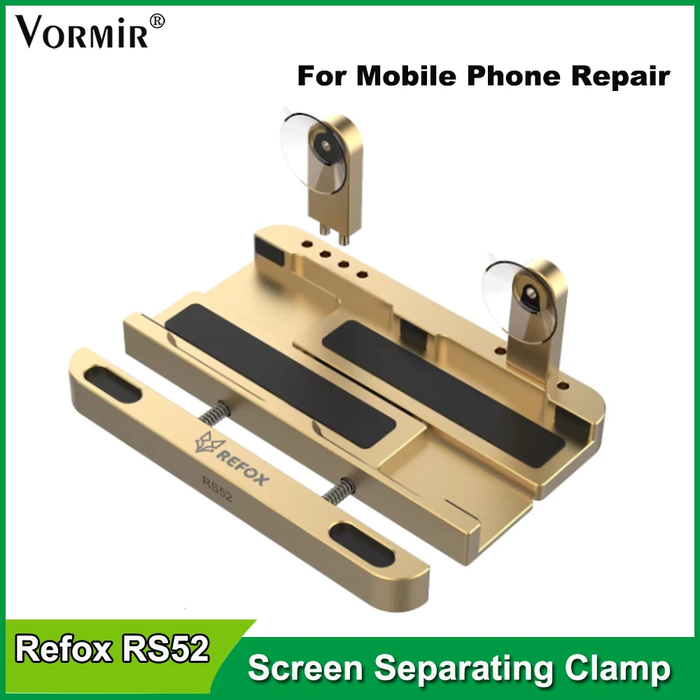 

Refox RS52 Multifunctional Mobile Phone Universal Clamp Fixture Disassemble Opener Rear Cover Glass Metal Clamping Repair Tools