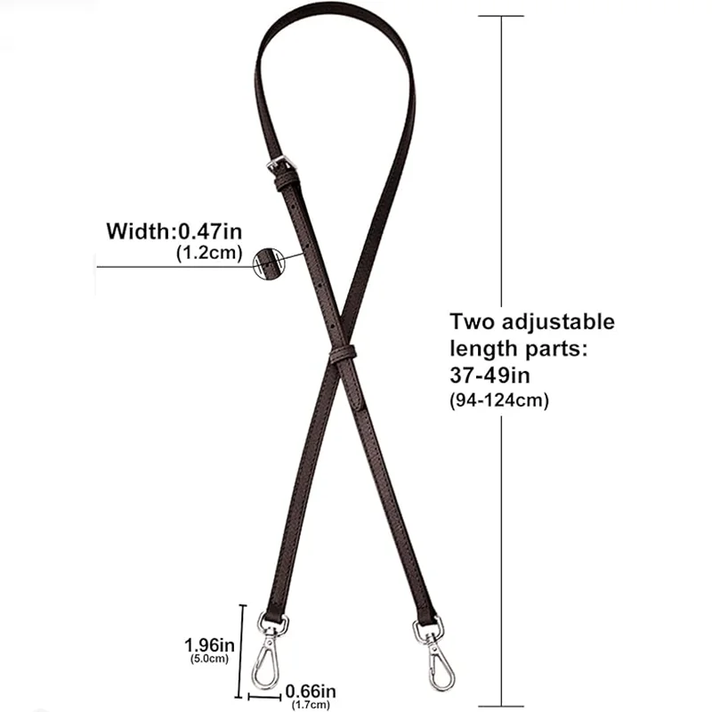 Tracolla per borsa in pelle per mini borsa Longchamp Mocha Accessori per borsa per modifica borsa con tracolla di ricambio durevole