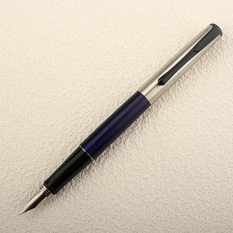 High Quality Metal Fountain Pen High Quality Stationery Supplies Pens Elegante Business Office School Supplies Writing Pen