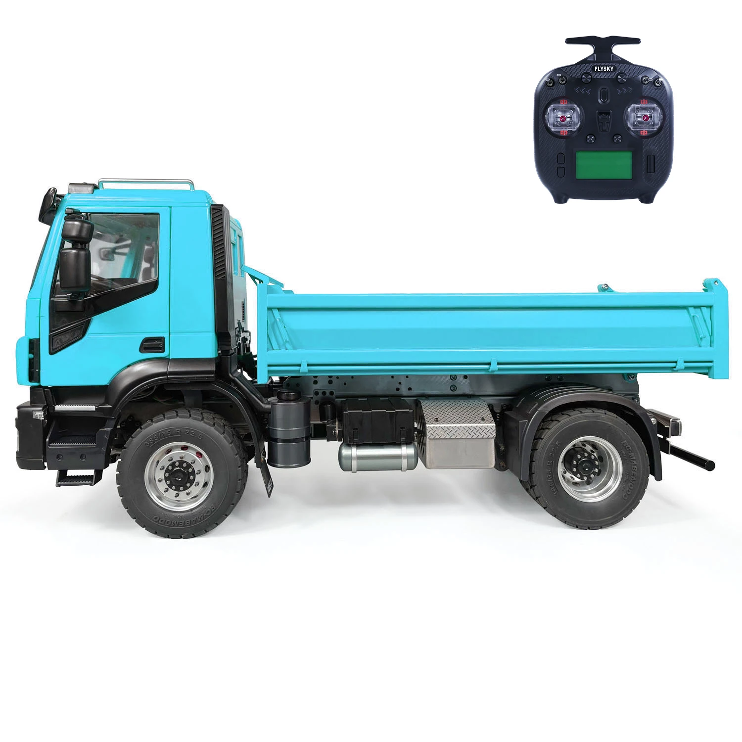 

1/14 Metal RC Hydraulic Dump Truck 4x2 8x4 8x8 2-speed Radio Control Blue Tipper Cars TOUCAN RC HOBBY Sound Assembled Boys Toys