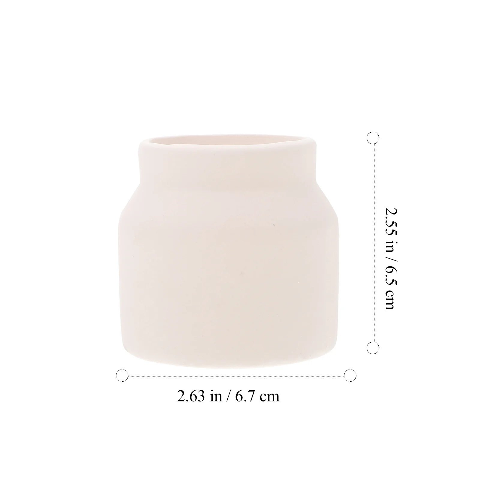 

2Pcs Blank Ceramic Flower Pots DIY Hand-Painted Art Material for Creative Projects Hand-Painted Flower Pots DIY Doodle Crafts