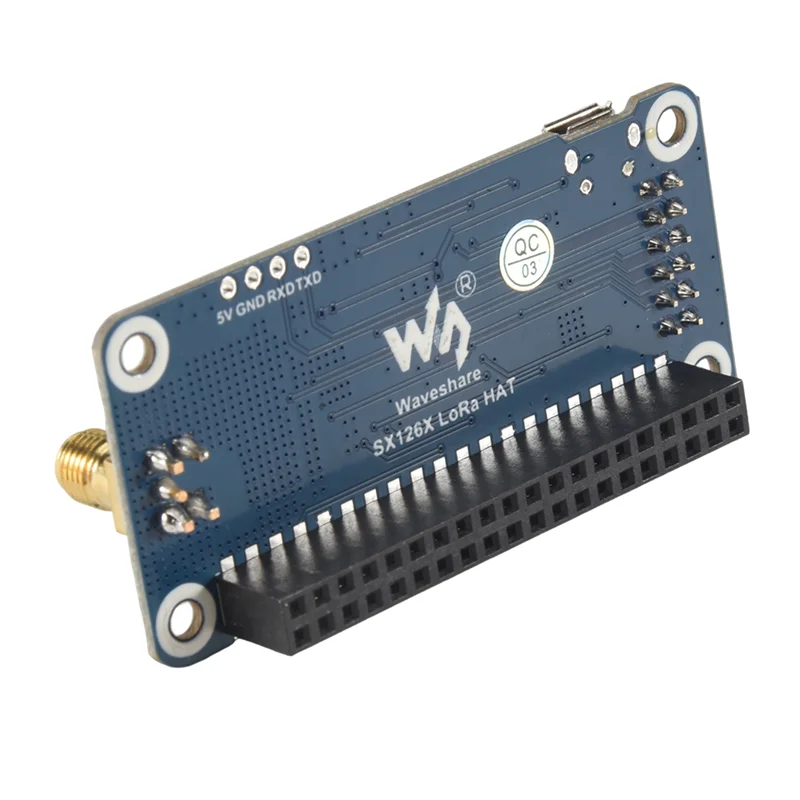 

Waveshare SX1262 Lora HAT For Raspberry Pi Covers 915Mhz Frequency Band With Spread Spectrum Modulation-X59A