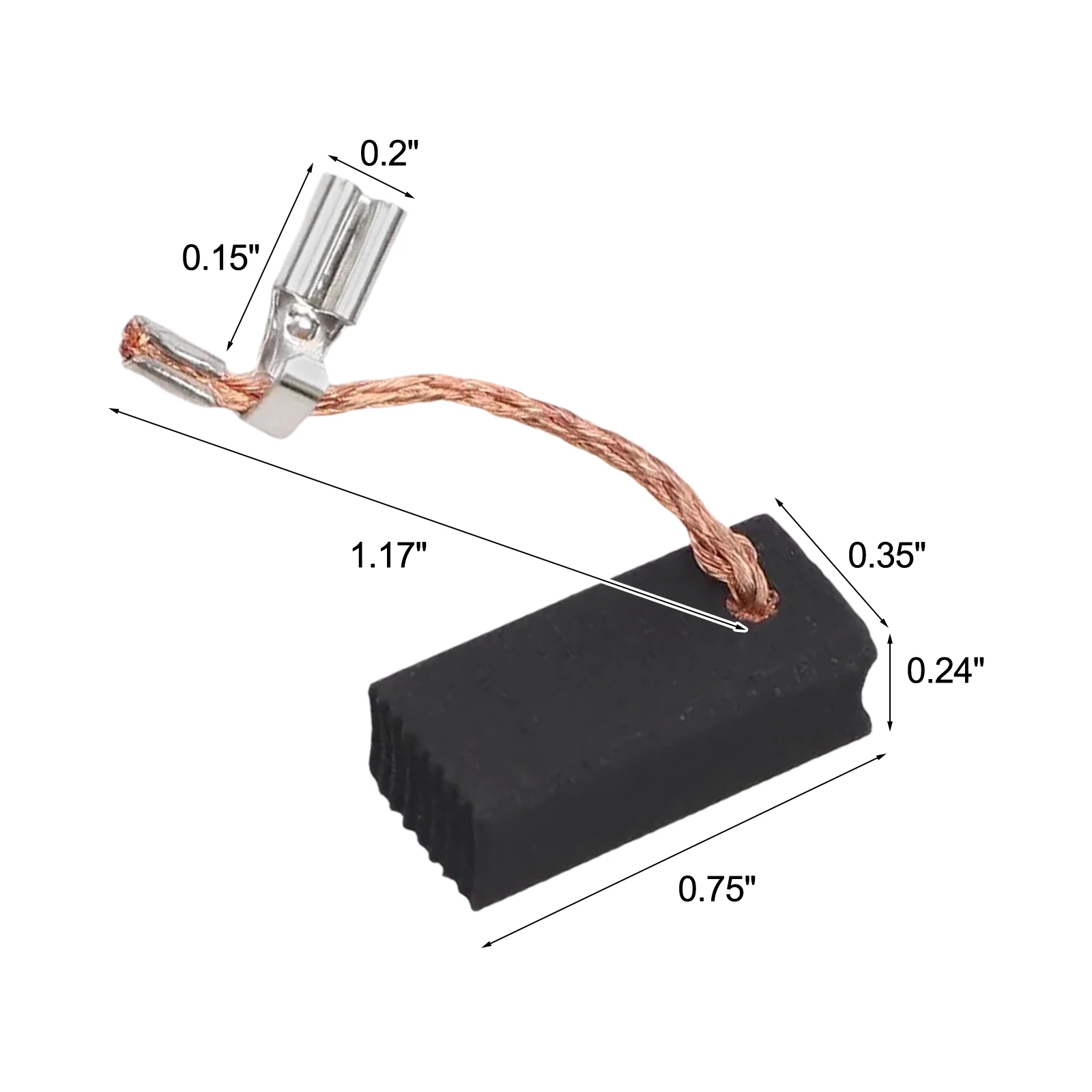 

Brush Set Replacement Brushes As Picture Power Tool Parts High Replacement Frequency Improves Motor Performance