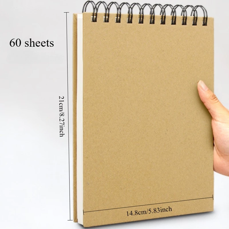 دفتر ملاحظات عتيق بأوراق شجر فضفاضة، كتاب رسم بالألوان المائية، مجلة قصاصات متعددة الأغراض، مثالية لهدية عيد الشكر/عيد الميلاد.