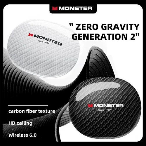 Imagen 2 del producto Monster MQO37 auriculares para juegos TWS Bluetooth 6,0 reducción de ruido auriculares deportivos estéreo HiFi música HD llamadas auriculares para Xiaomi