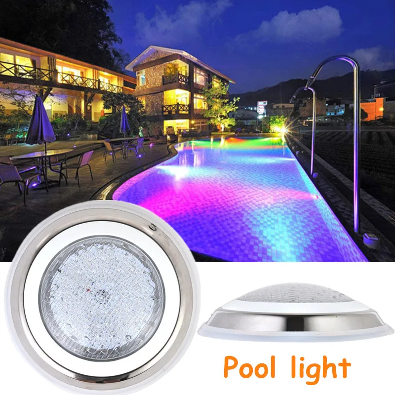 

LED Pool Light Underwater Lighting Pool Landscape Led 12v Wall Light Stainless Steel Rgb Aquarium Outdoor Decoration 18w 36w