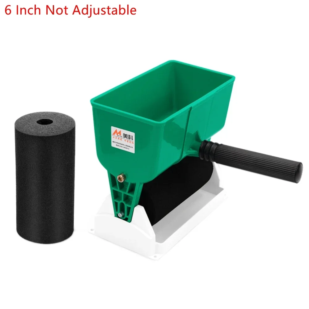 3/6 인치 수동 롤러 유형 접착제 애플리케이터 고효율 스폰지 롤러 대용량 저장 탱크 빠른 코팅 접착제 도구