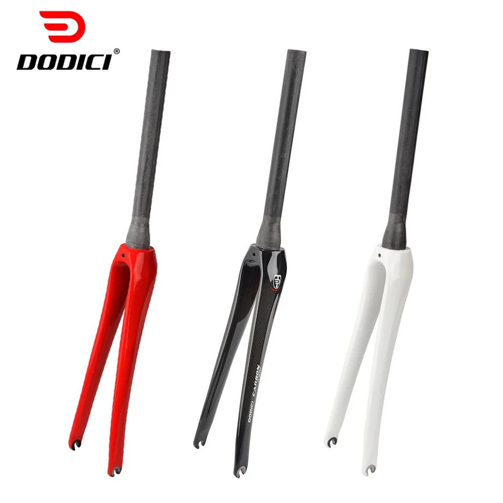 

Full Carbon Fiber Road Bike Fork 700C Bicycle Spinal Canal Fork One-piece Bicycle Competition Carbon Fork 28.6 MM