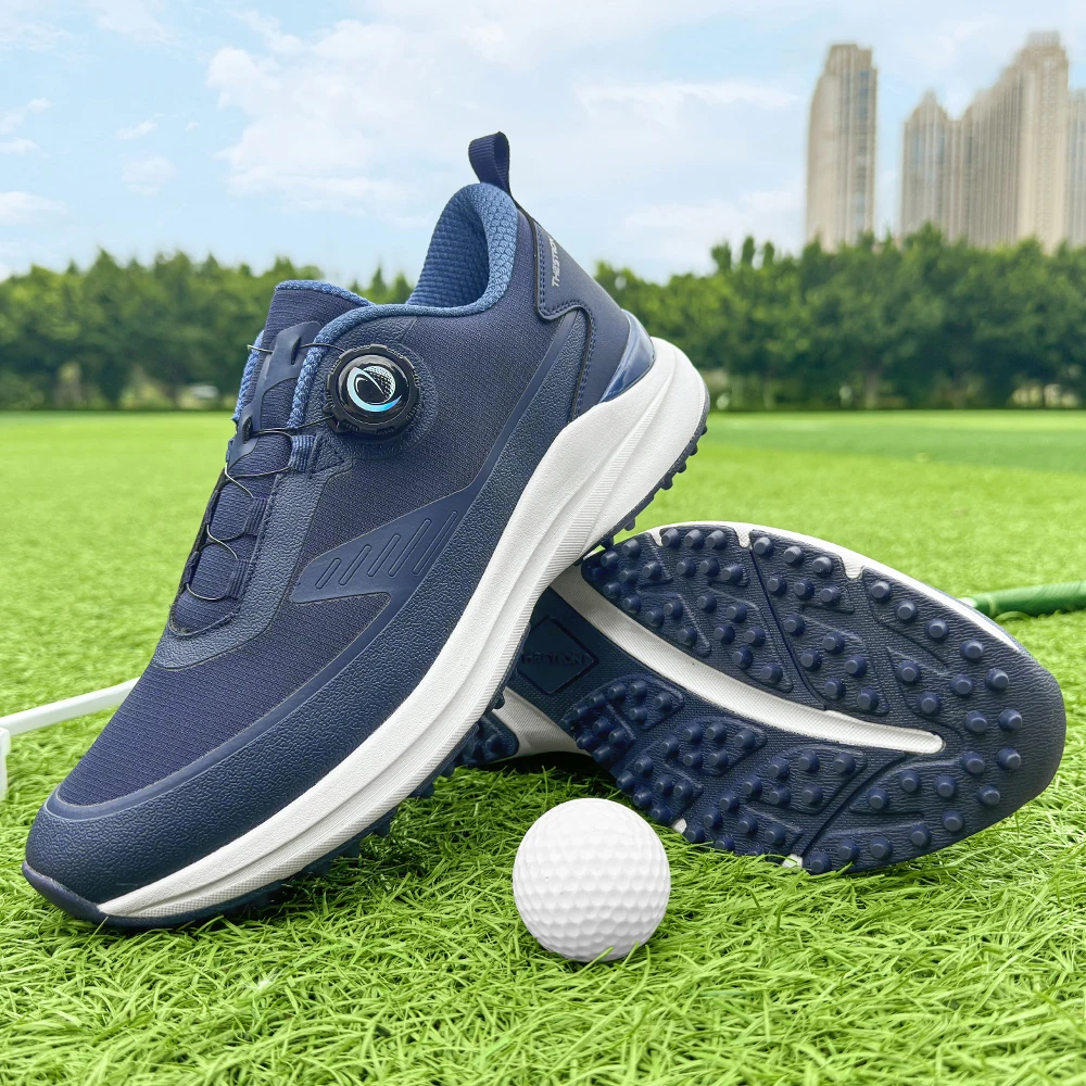New Summer Lightweight Mesh Breathable Golf Shoes For Men Anti Slip Casual Walking Golf Footwear 39-48