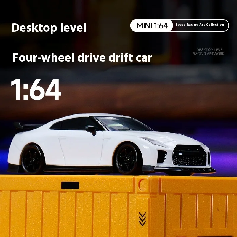 

New Mini1/64 Mcarro Mc061 Simulation 2.4g Infinitely Variable Speed Four-Wheel Drive Desktop Racing Rc Remote Control Drift Car