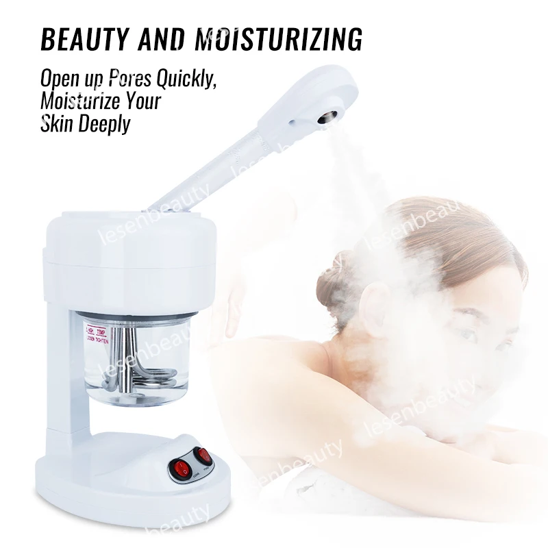 

Desktop Ioniser Facial Spa Steam Warm Mist Humidifier Hydrotherapy Ozone Steam Skin Care Machine Moisturising & Cleaning Veya