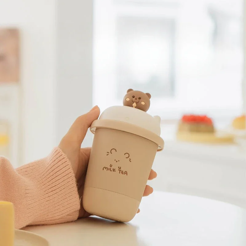 Milk tea hand warmer treasure USB charging treasure 2-in-1 large capacity self-heating hand warmer baby cartoon cute handwarmer