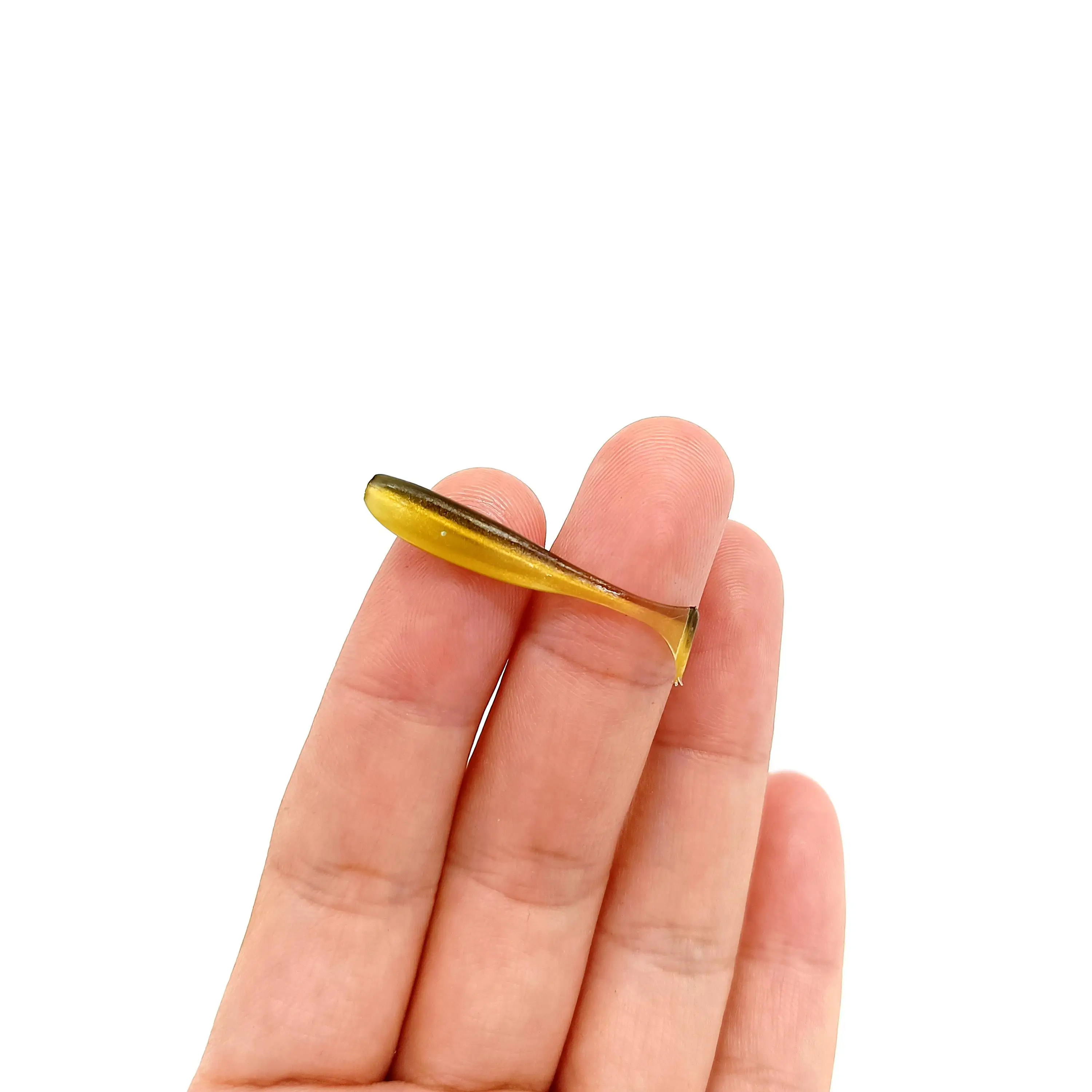 DUODUOYU 10PCS Micro Weiche Angelköder 0,35g/35mm T-schwanz Wurm Köder Kleine Künstliche Köder Jig Wobbler Bass Hecht Angelgerät – Detail 7