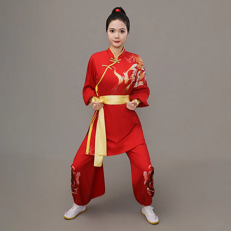 Chinese Style Martial Arts Performance Costume – Yangko Dance, Dragon & Lion Dance, Drum Performance, Tai Chi Sword Show,