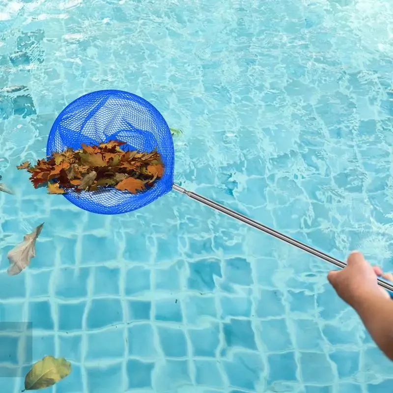 Pool Nets For Cleaning Pool Skimmer Net Telescoping Pool Skimmer Fishing Nets Pool Cleaner Net Small Pool Net Skimmer ForOutdoor