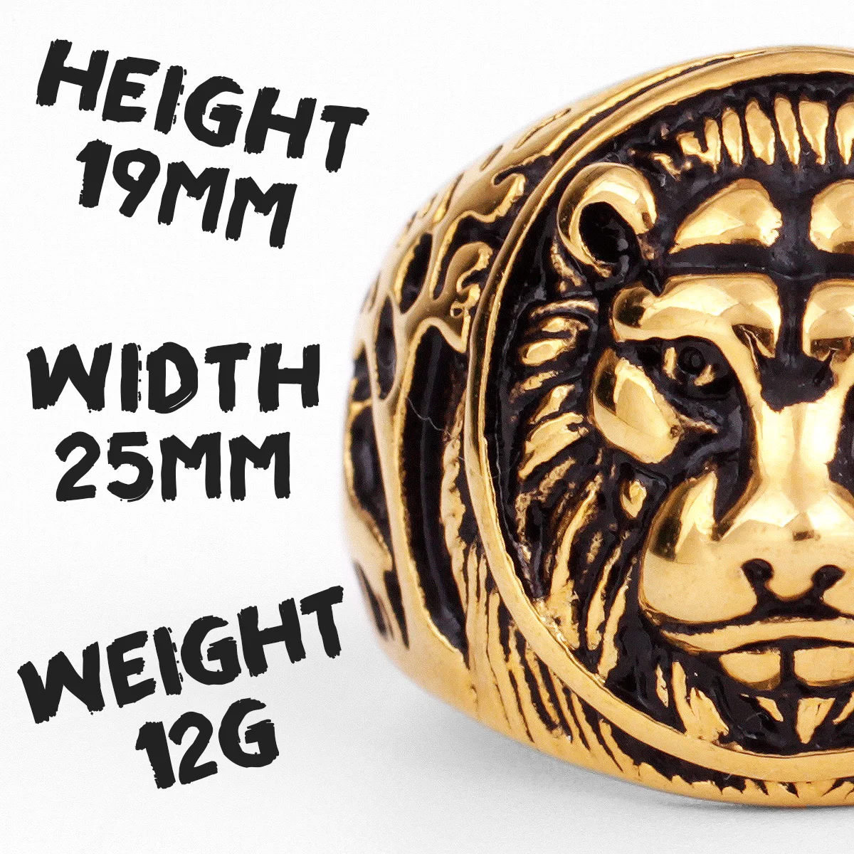 Animal Tiger Domineering Men Rings Punk Hip Hop Personality for Boyfriend Male Stainless Steel Jewelry Creativity Gift Wholesale