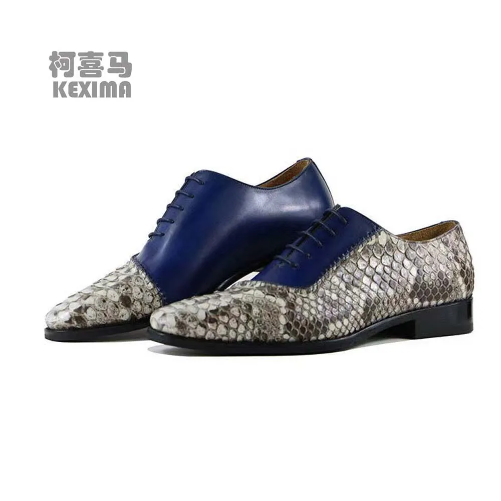 

ouniyapiju new arrival men dress shoes male formal shoes men python leather shoes men snake skin shoes male shoes