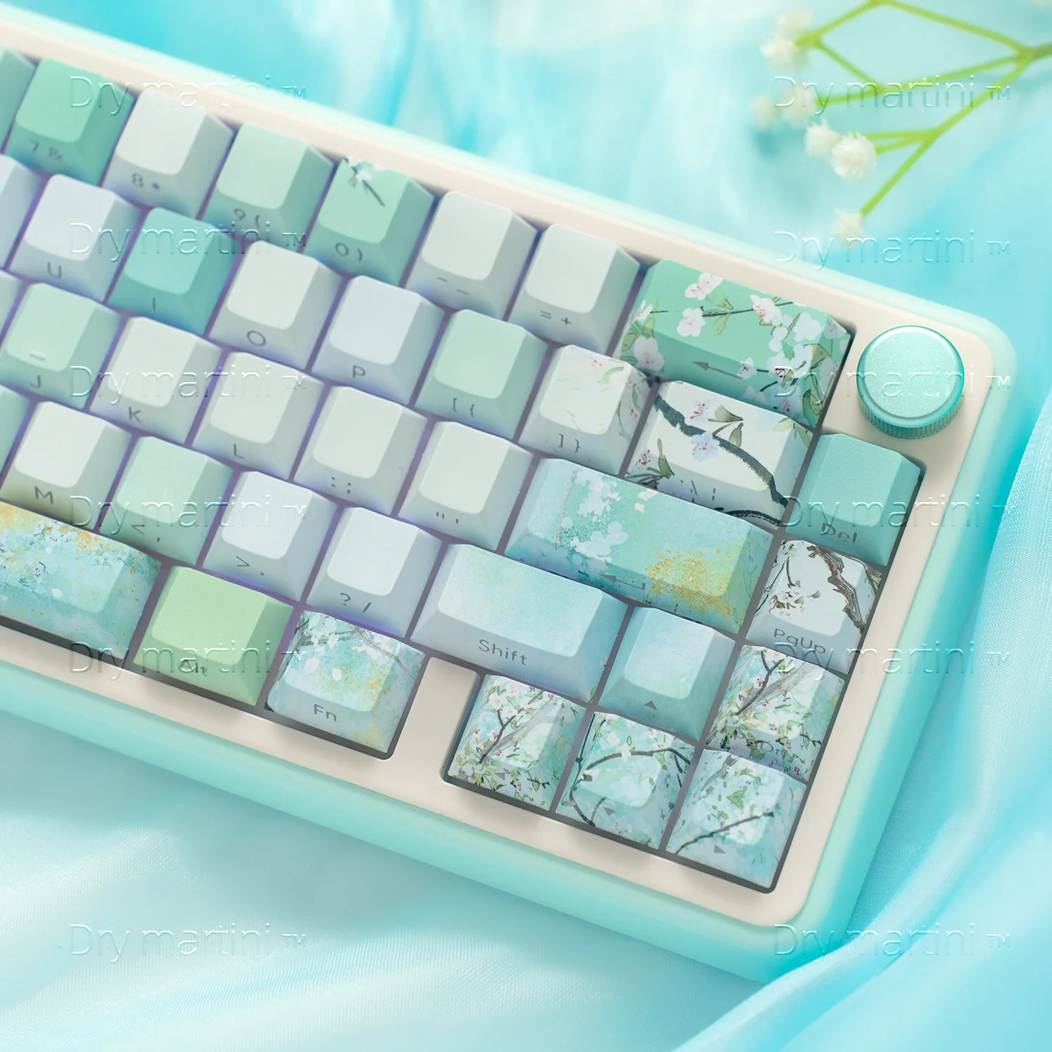 

Theme side engraved transparent keycap original PBT full five-sided sublimation 68/84/87/98/108, etc