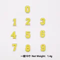 Yellow - 0-9 Iron on