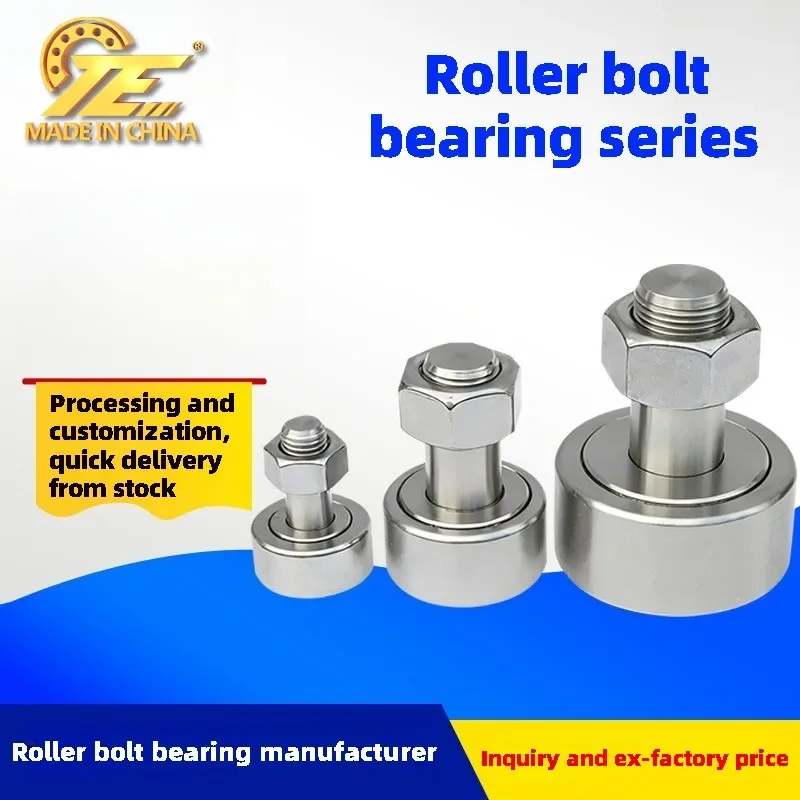 Bolt roller needle bearing cam follower CF5 CF6 CF8 CF10 CF12 CF16 CF20/KR