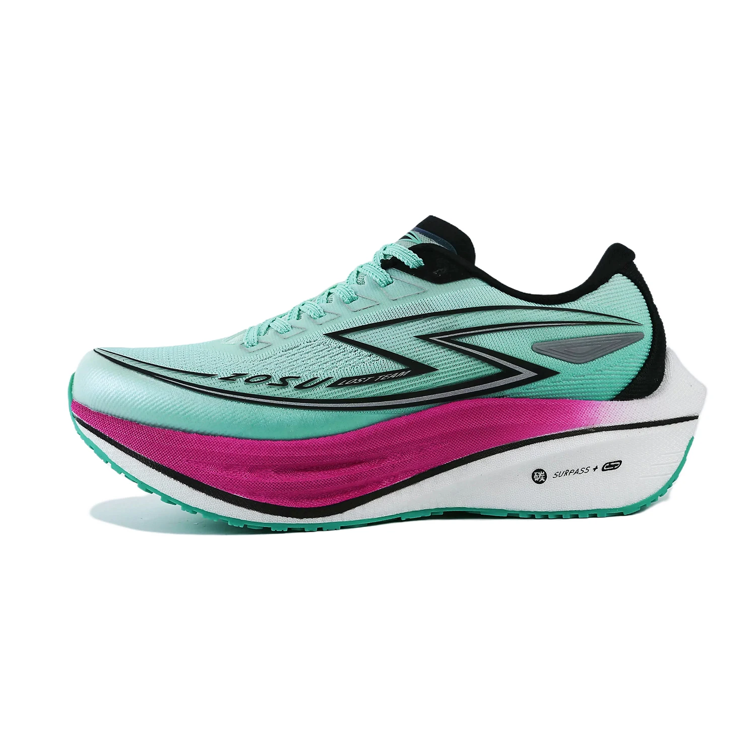 Wuyin 1.0 Thick-Soled Cushioning Rebound Running Shoes for Daily Training, Comfortable Jogging, Stable Half-Palm Carbon Plate Professional Marathon Running Shoes