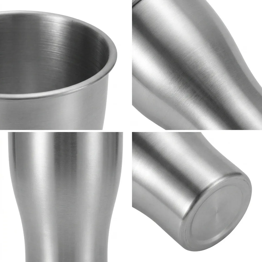 500ml Stainless Steel Tumbler Set 2 pcs with Premium 304 Grade Metal Construction and Sleek Metallic Appearance