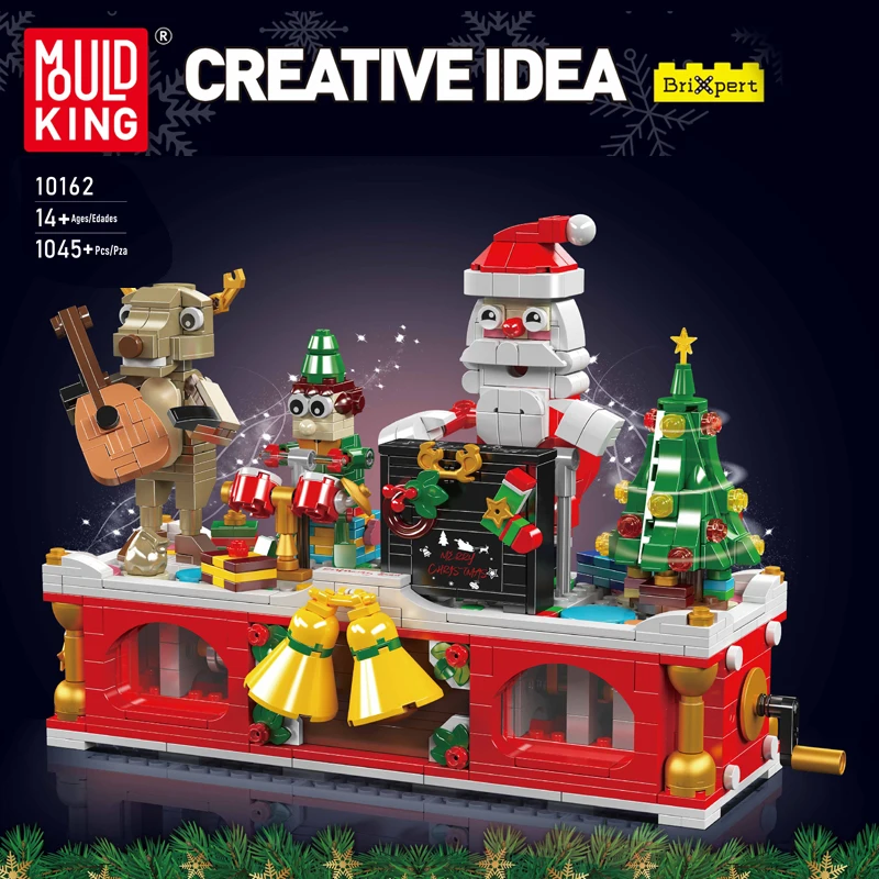 Mould King 10162 Christmas Building Block The Christmas Band Model Creative Assembly Brick Toys Educational Kids Christmas Gifts