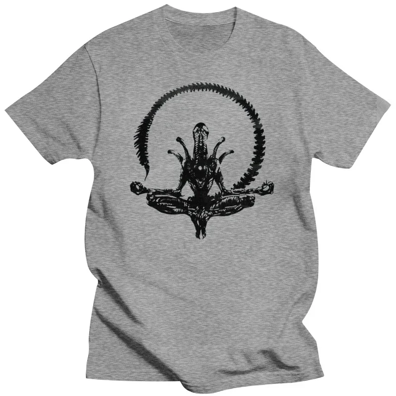 Alien yoga T-Shirt xenomorph tee Inspired by the classic movie  Cool Casual pride t shirt men Unisex New Fashion tshirt