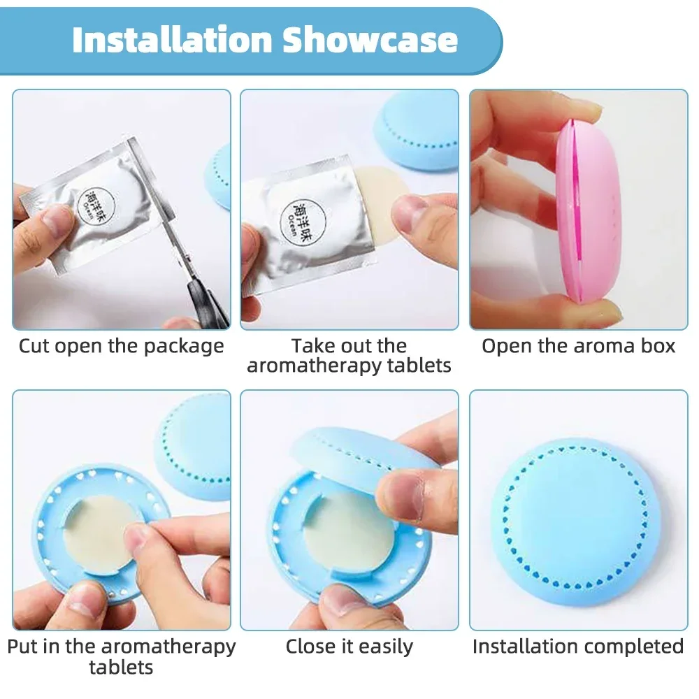 الروائح رائحة دائمة إزالة الروائح الكريهة مستديرة الصلبة الهواء المعطر الحمام غرفة نوم خزانة سيارة المرحاض مزيل العرق أعذب