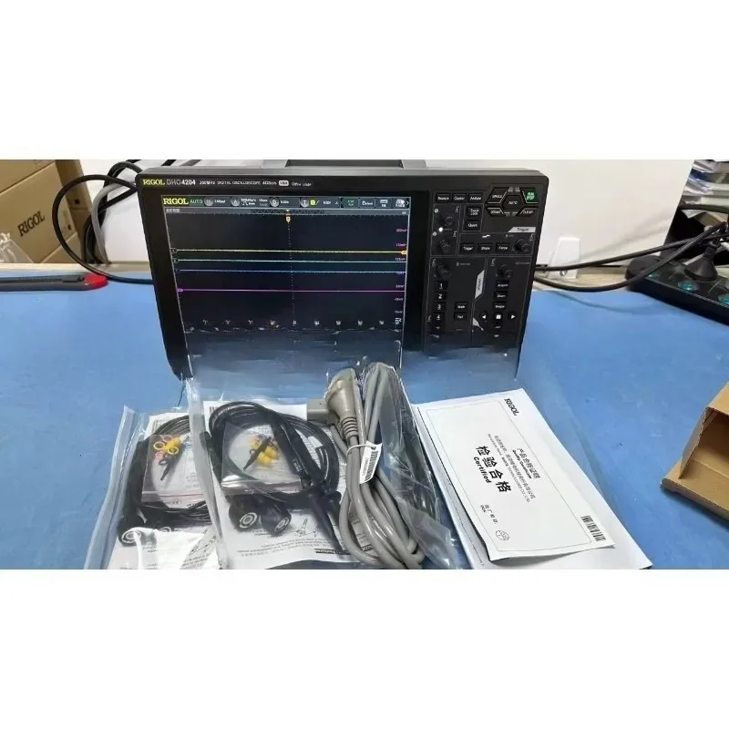 High Resolution Digital Oscilloscope for DHO4204 DHO4404 DHO4804 200MHz 12Bit 4 Channel 10.1 Inch Touchscreen with FFT