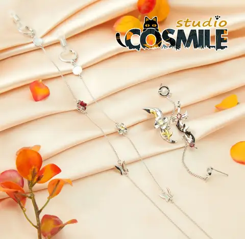 Resmi Tian Guan Ci Fu TGCF Hua Cheng San Lang Xie Lian küpe küpe Eardrop kulak damızlık kolye Cosplay Sa